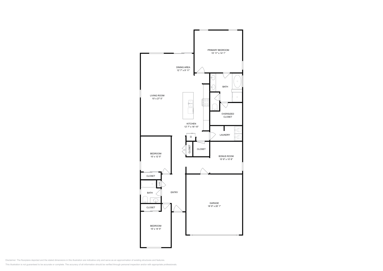 3 bd · 2 ba · 1,898 sqft floor plan