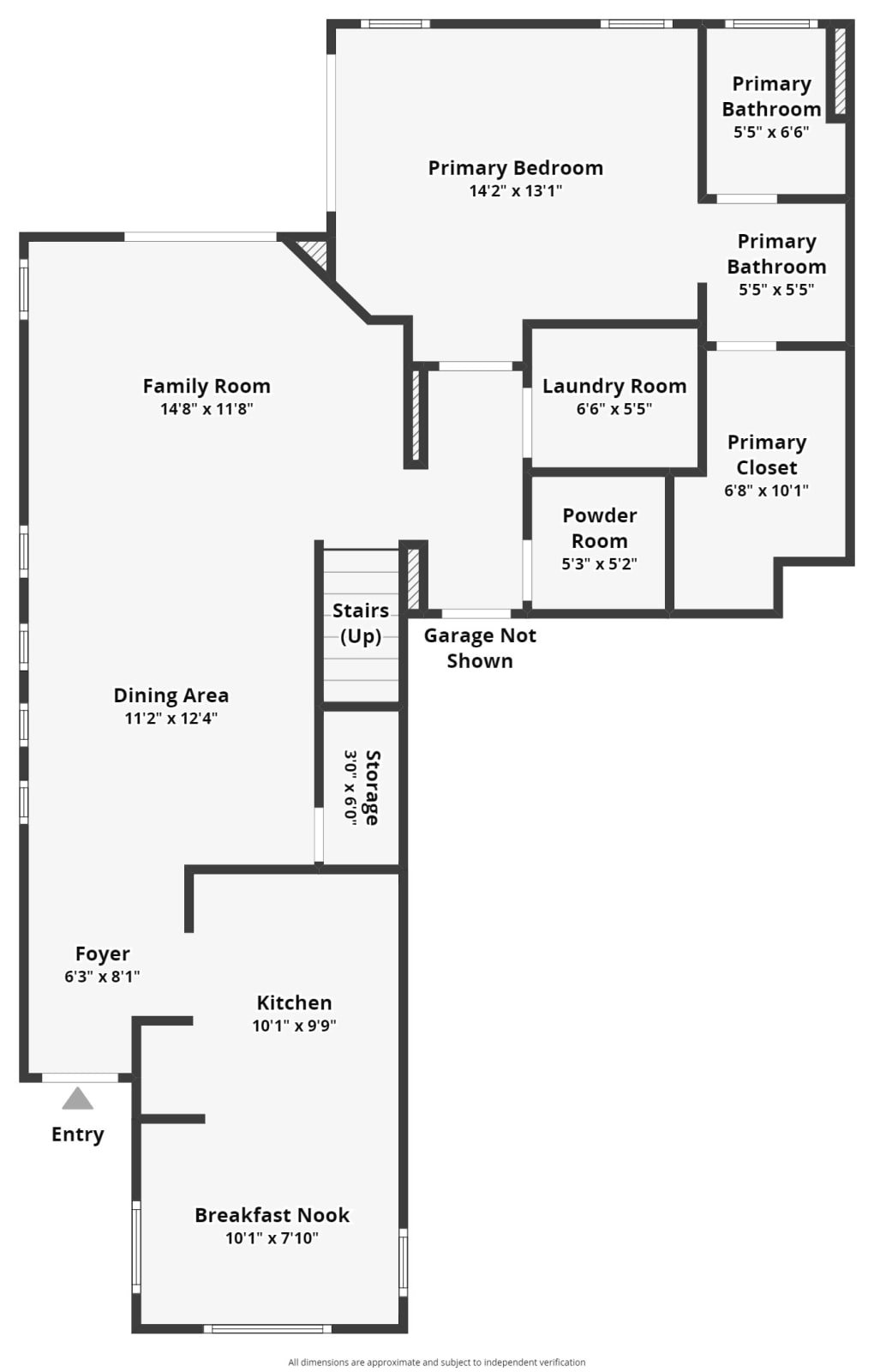 3 Beds • 3 Baths floor plan