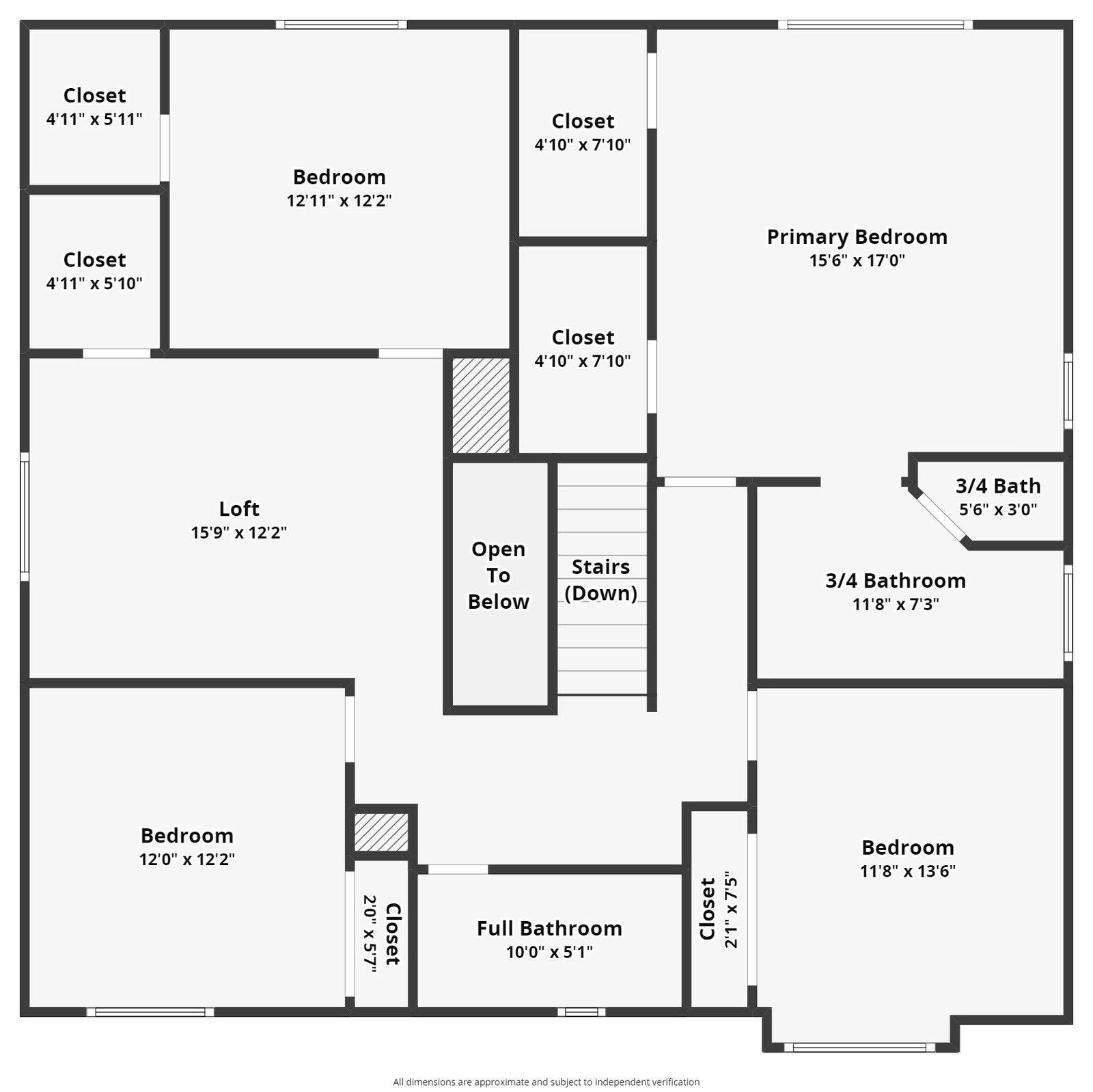 4 Beds • 3 Baths floor plan