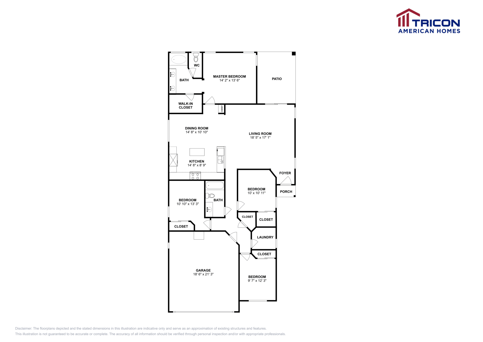 4 bd · 2 ba · 1,678 sqft floor plan