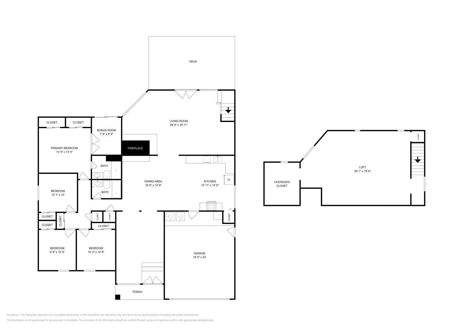 4 bd · 2 ba · 2,554 sqft floor plan