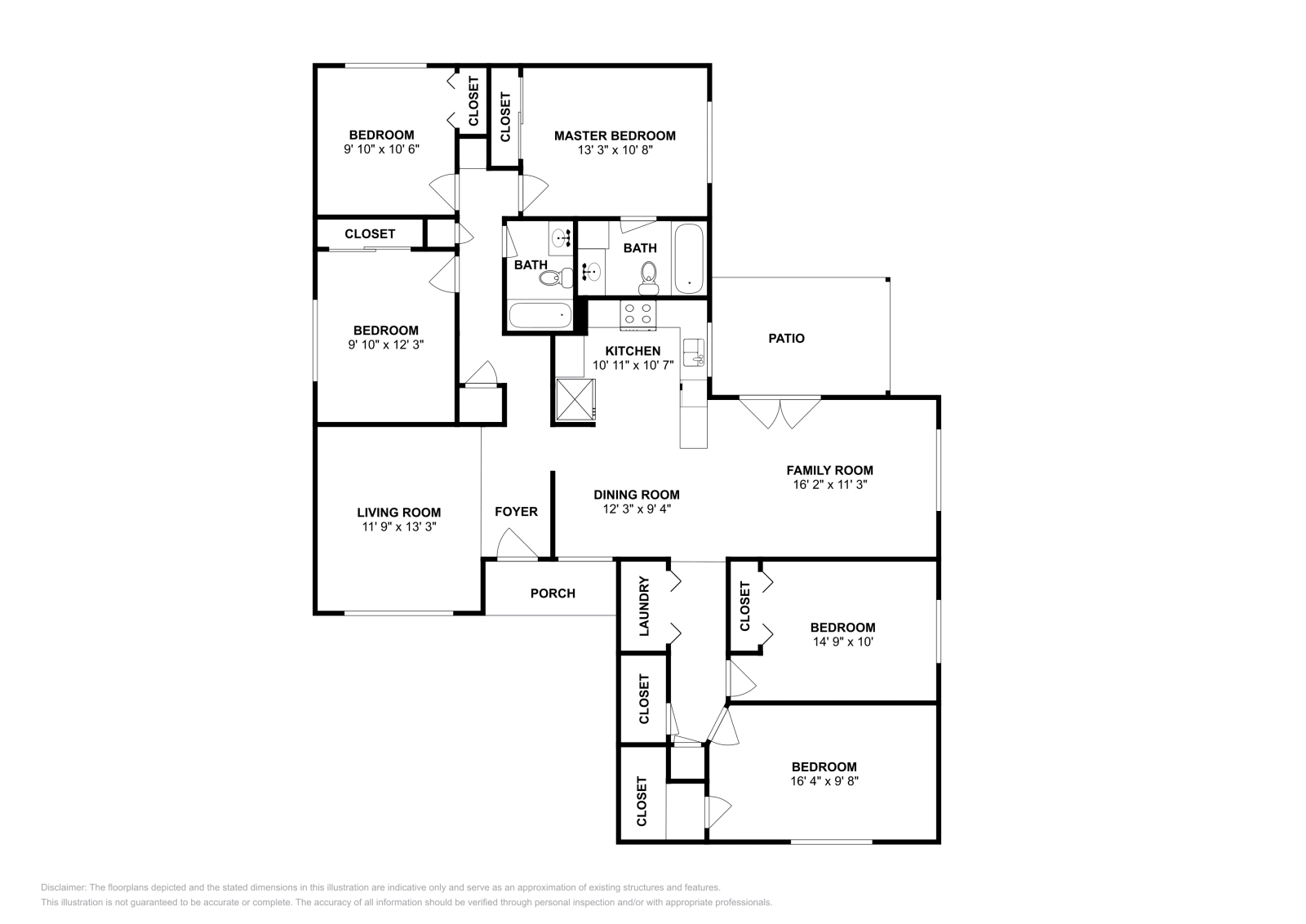 5 bd · 2 ba · 1,759 sqft floor plan