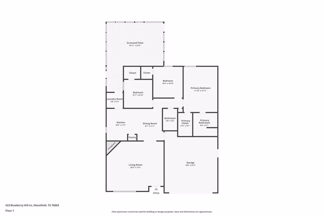 423 Blueberry Hill Lane, Mansfield, TX 76063 photo 2