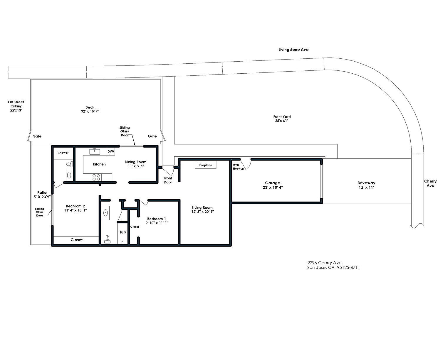 2BR/2BA Duplex on Cherry Ave · San Jose photo 3