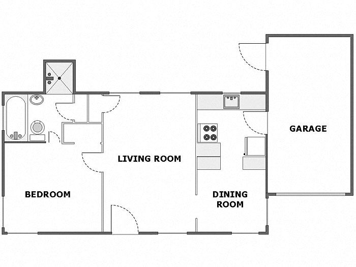 1 Bed / 1 Bath: Type B photo 4