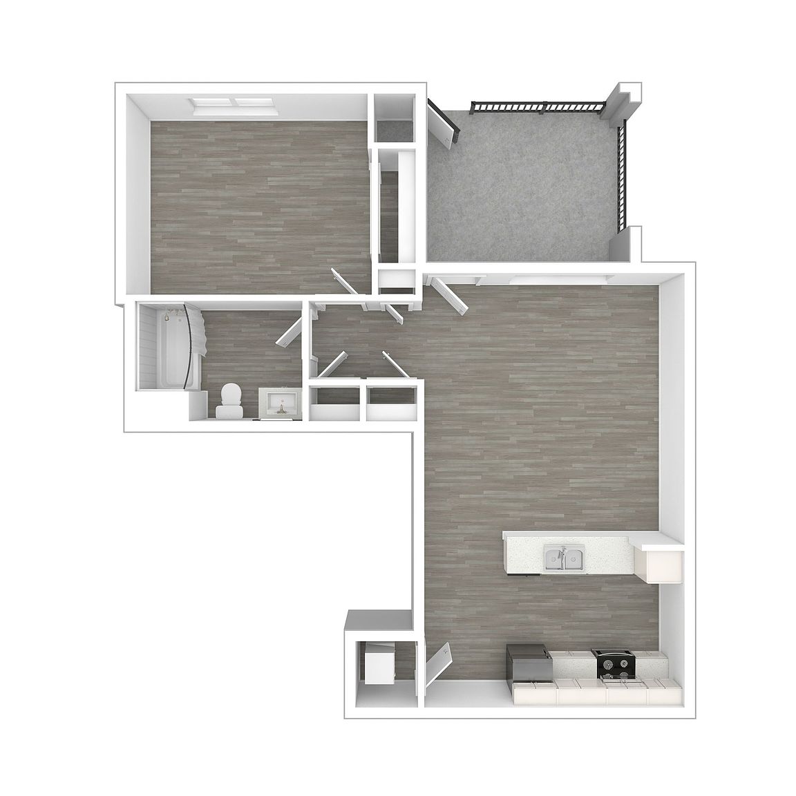 2 beds  2.0 baths (948 sqft) photo 4