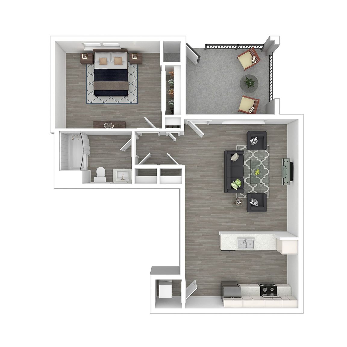 2 beds  2.0 baths (948 sqft) photo 3